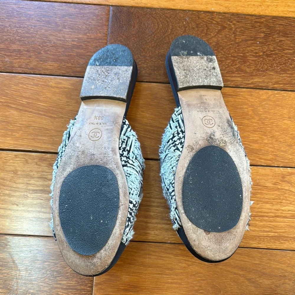 Chanel Tweed Mules with box - Picture 5 of 10